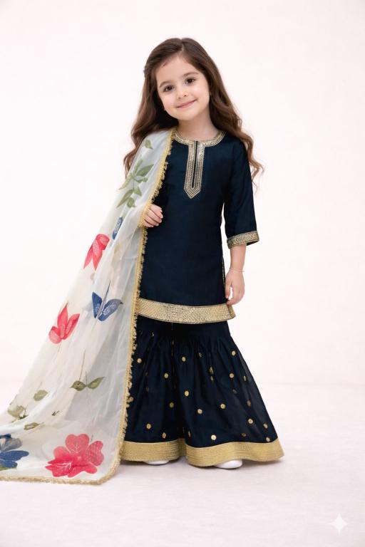 Premium Quality Ready To Wear OC 243 SILK Kids fashion wholesalers in Kolkata