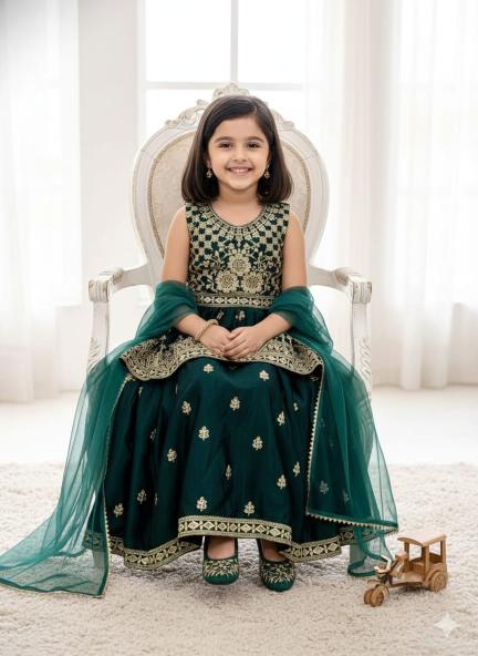 Presenting New Designer Collection Chinon Silk Wholesale kids clothes suppliers in Delhi