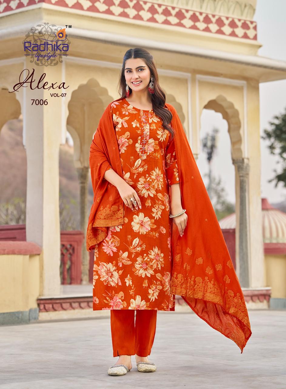Radhika lifestyle alexa vol-7 kurtis wholesale in pune 