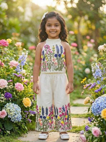 Rang basanti co ord set cotton Kids wear distributors in Mumbai