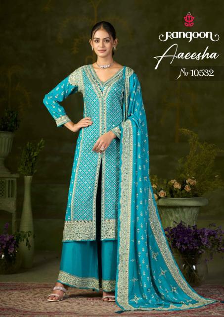 Rangoon aaeesha palazzo kurti set online wholesale 