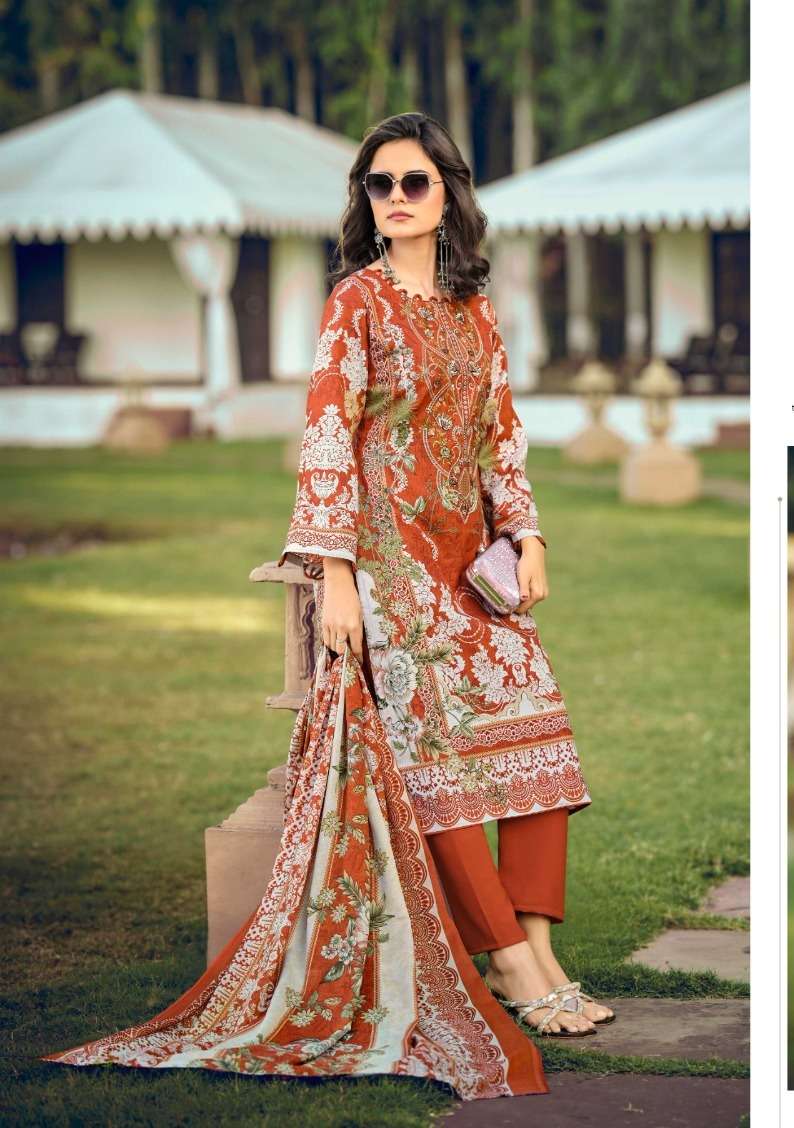 Romani needle wonder vol-10 pakistani wholesale unstitched dress material 