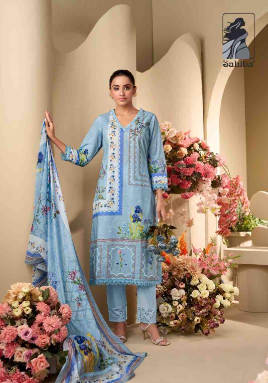 Sahiba Phool Diama Latest salwar kameez wholesale in Kolkata