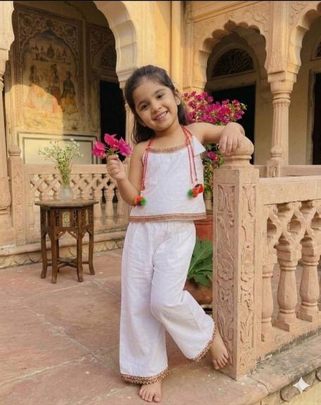 Satrangi co ord set cotton Kids wear manufacturer in surat