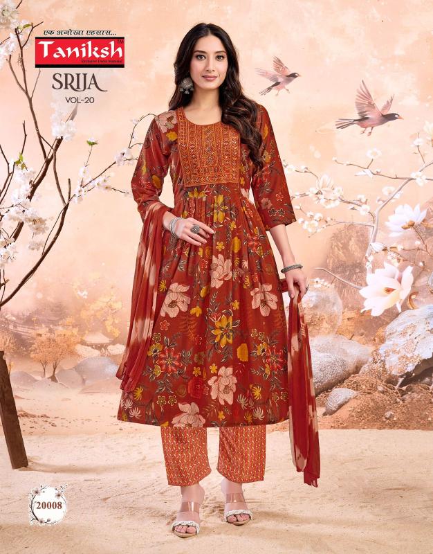 Taniksh srija vol 20 anarkali kurtis wholesale in mumbai 