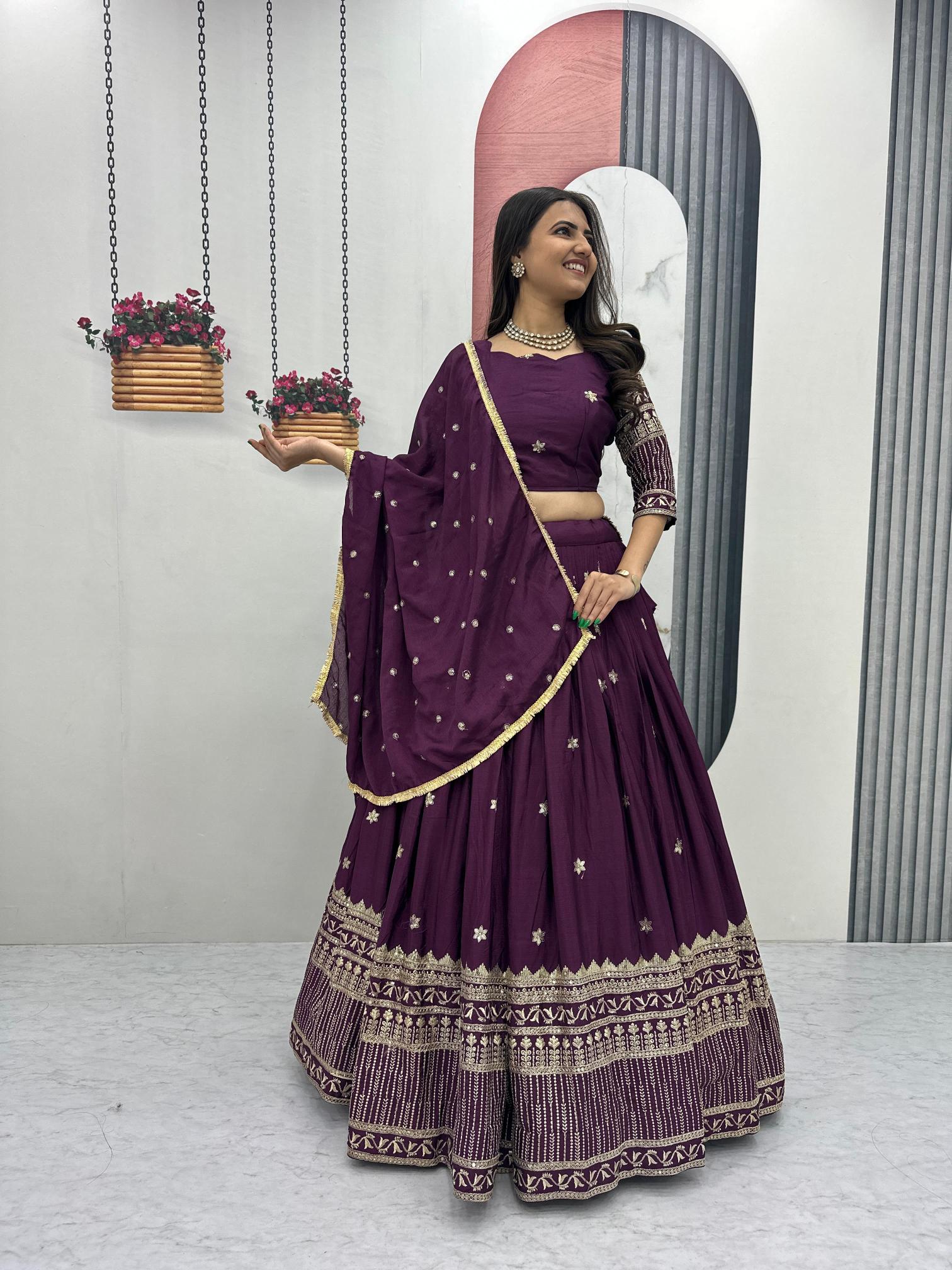Tapi 306 Chinon Lehenga choli distributors in Pune