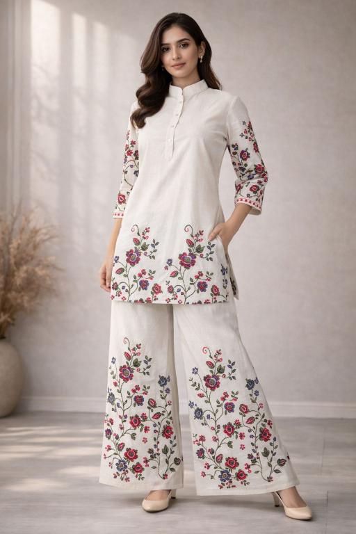 Valerius daman print coord set women wholesale clothes 