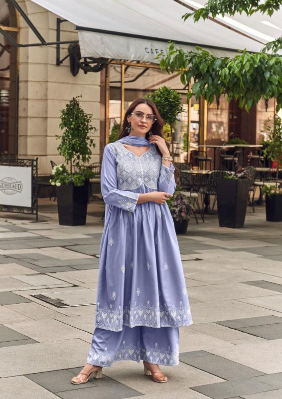 VamikaTM lakhnavi vol 8 platnium kurti wholesaler in kolkata 