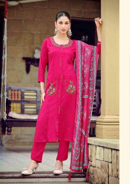 Woodee pari 3pcs kurtis wholesale market 