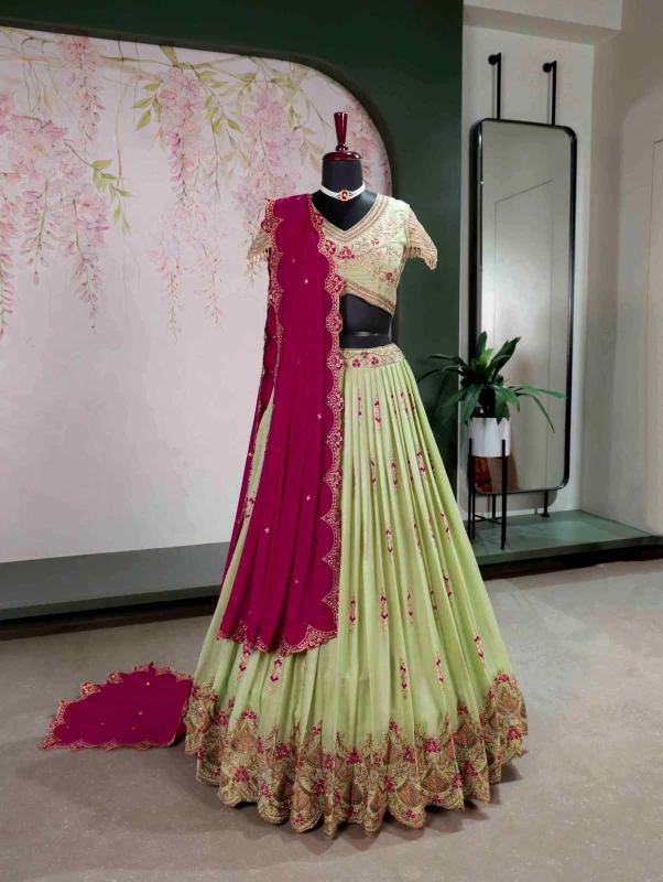 ANEIRA Georgette PST Wholesale lehenga market in Pune