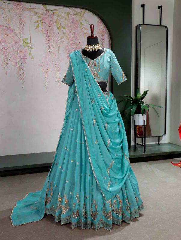 ANEIRA Georgette SBL Designer Lehenga Choli