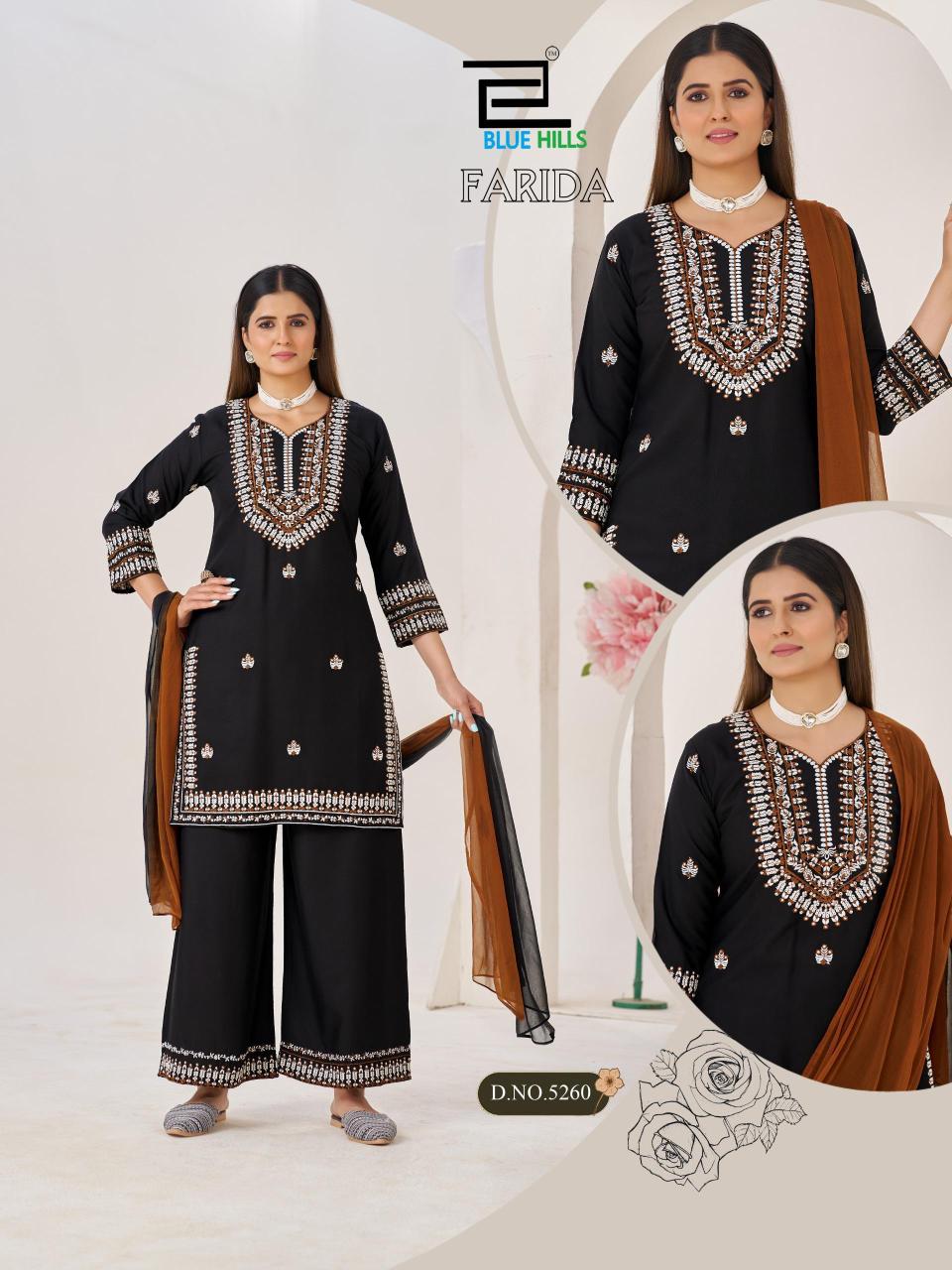 Blue hills farida kurtis wholesale ahmedabad
