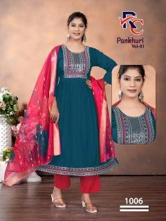 Desi kudi pankhuri vol 1 anarkali kurtis wholesale