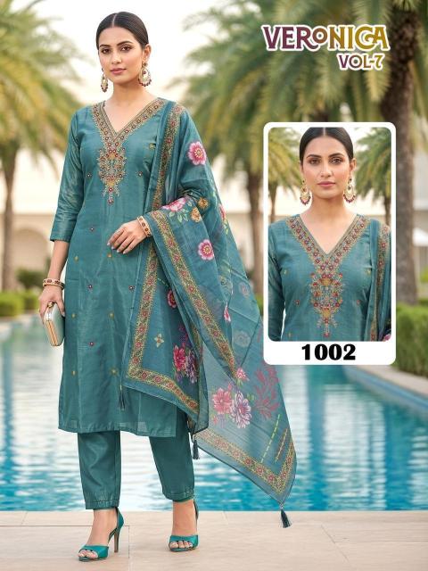 Desi kudi veronica vol-7 satrangi brand kurti in wholesale 