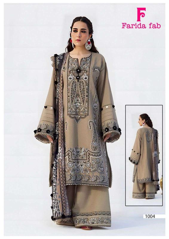 Farida fab parian dream vol- 22 cotton salwar suit wholesale