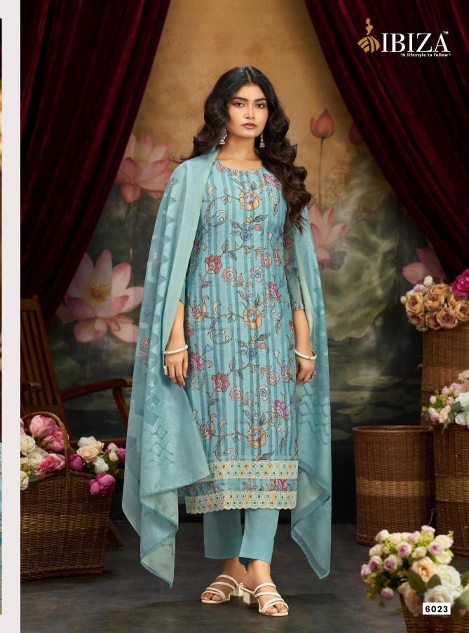 Ibiza shararat double ikkat dress material wholesale 