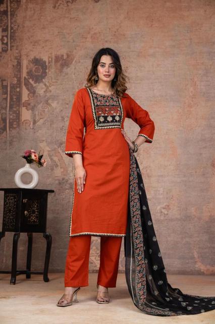 Jaipuri 3pcs cotton kurtis wholesale online