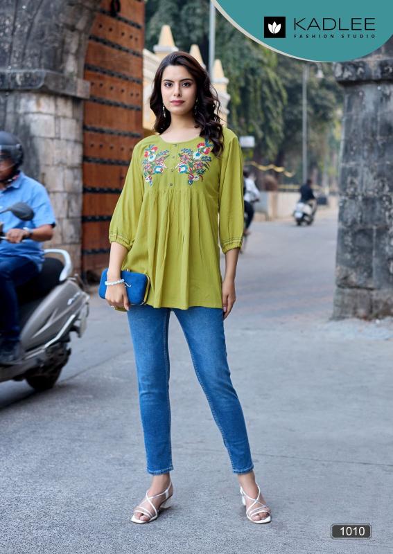 Kadlee crystal vol 2 short top kurtis in wholesale rate