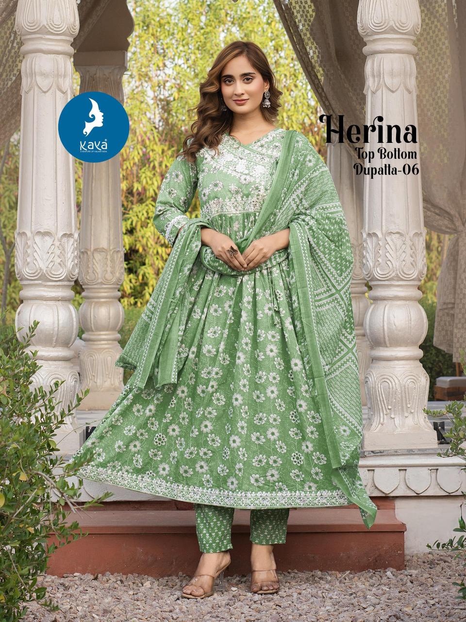 Kaya herina anarkali stitched kurtis wholesale 