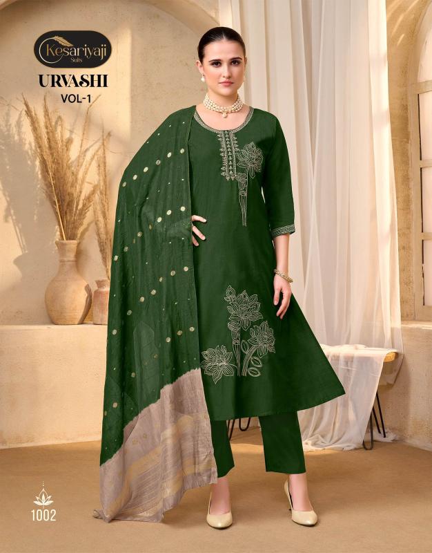 Keshriyaji urvashi vol 1 kurti wholesale chandigarh