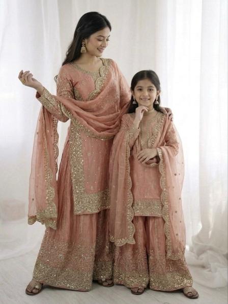 Kids Ethnic Wear Fendy Silk Cream Kids boutique wholesale Hyderabad