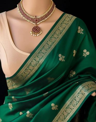 Krishnavi banarasi silk saree wholesale bhav 