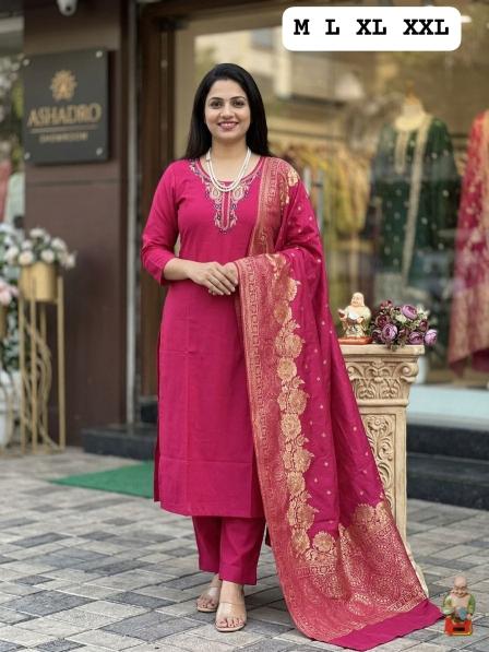 Krunique 3pcs textile wholesale kurti market 