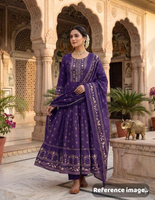 Krunique anarkali tops and kurtis wholesale 