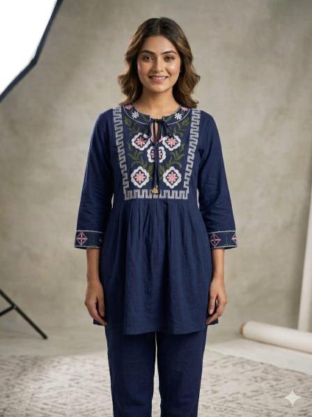 Krunique short top branded kurtis wholesale in delhi 