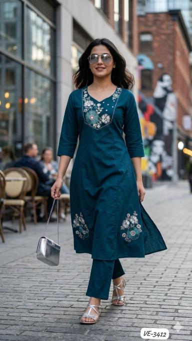 Ladies Flavour 3411 To 3413 Printed kurti wholesale