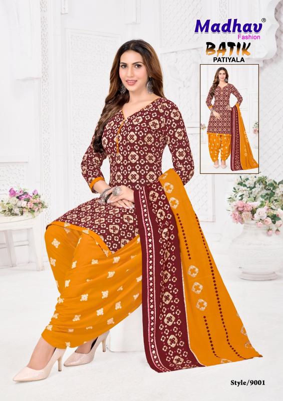 Madhav batik patiyala vol-9 buy online wholesale dress material