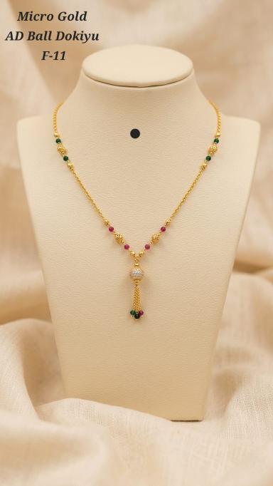 Micro gold ad ball dokiya f 11 Artificial jewellery exporters in Pune