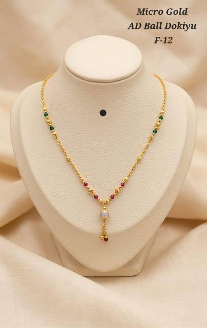 Micro gold ad ball dokiya f 12 Pune artificial jewellery manufacturers