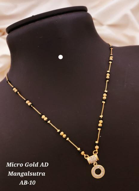 Micro gold ad manglsutra ab 10 Fashion jwellery suppliers in Delhi