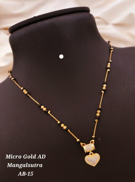 Micro gold ad manglsutra ab 15 Artificial jwellery suppliers in Delhi