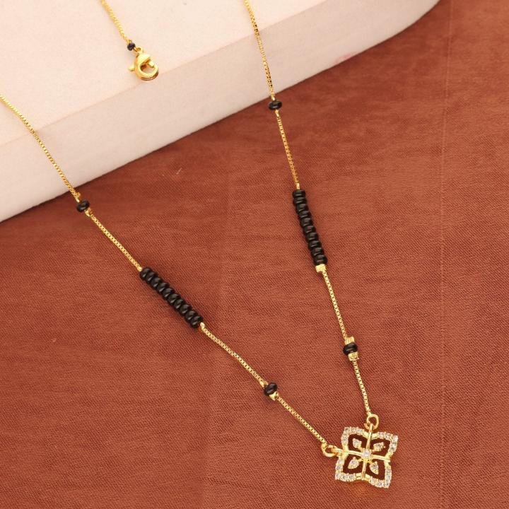 Micro gold polish manglsutra 1612 Wholesale jewelry market in Pune