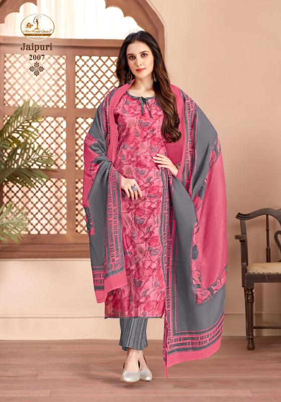 Miss world jaipuri vol-2 textiles wholesale kurtis & dress material bengaluru karnataka