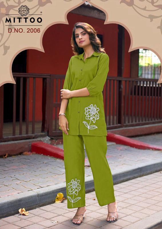 Mittoo cat walk coord set buy dresses wholesale online 