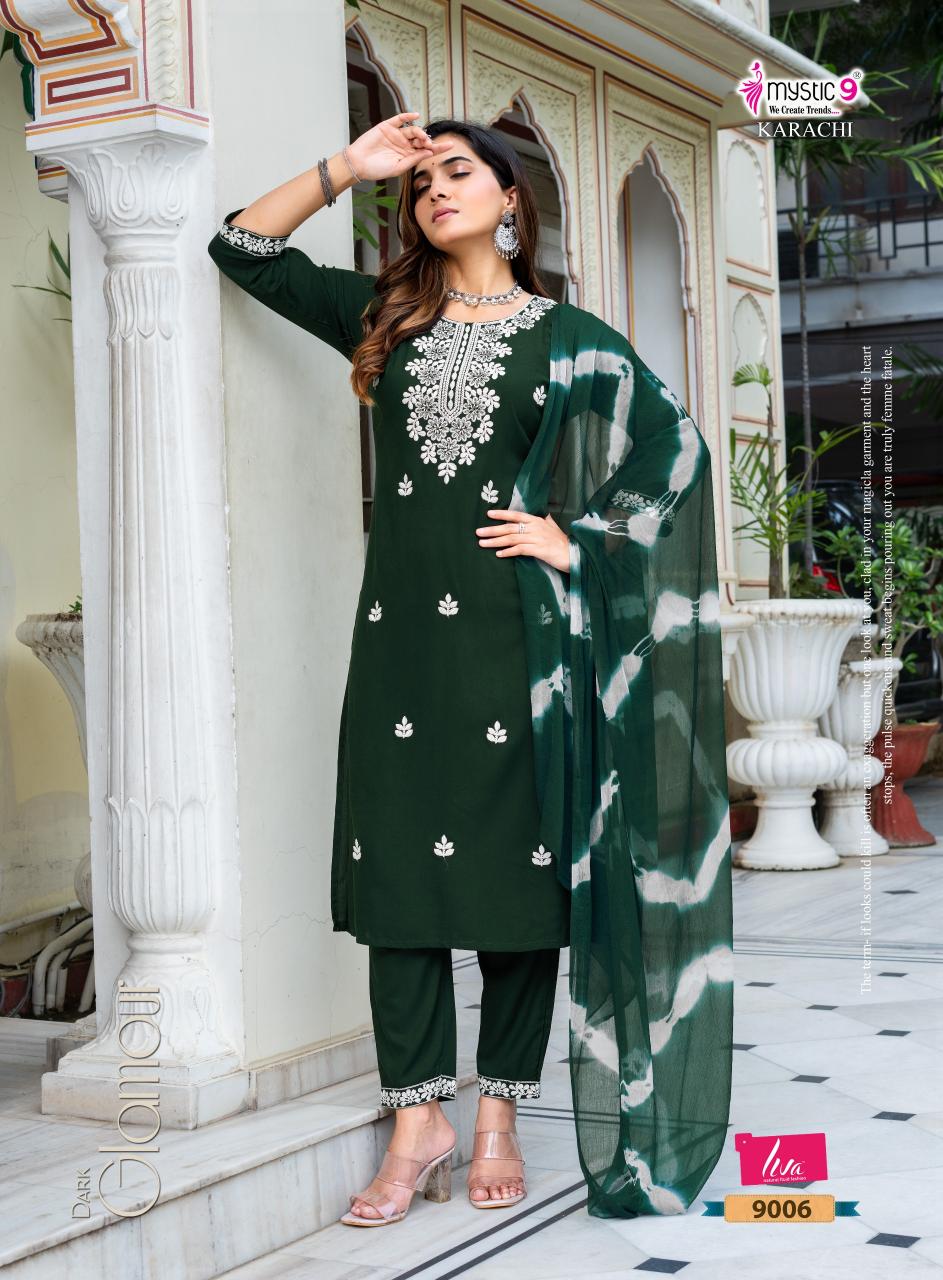 Mystic9 karachi vol 9 kurti readymde wholesale 