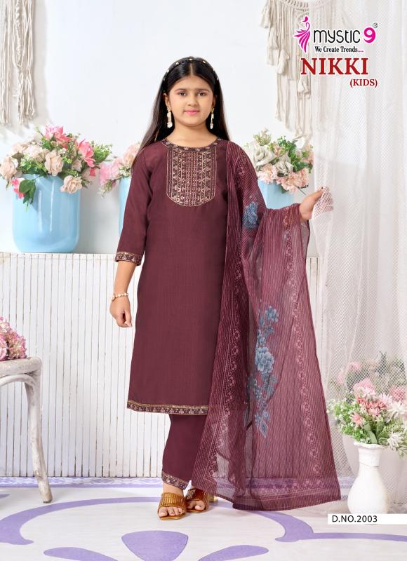 Mystic9 nikki (kids) vol 2 kurtis wholesale catalogue 