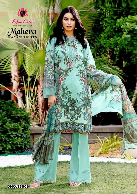 Nafisa mahera vol-15 karachi dress material wholesale in dubai 