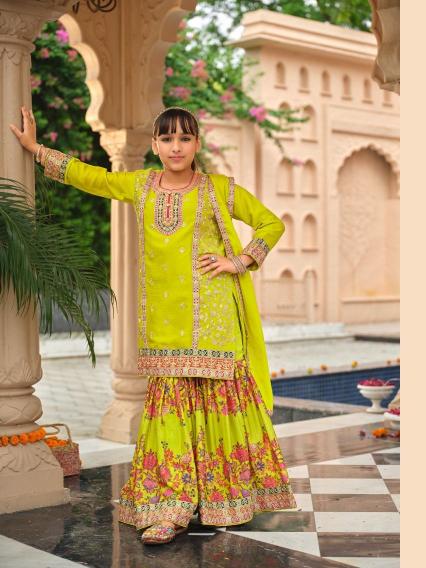 Nanni munni little queen kids wear salwar suits wholesaler 