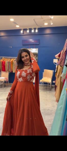 NEW LAUNCING umbrella KURTI georgette silk Children boutique wholesale in Hyderabad