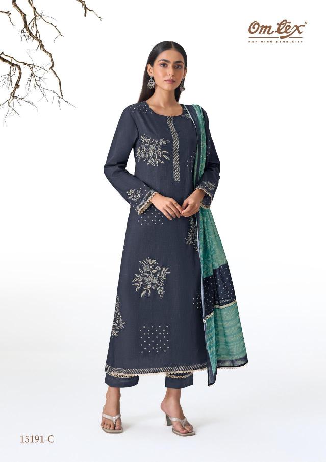 Omtex vareya cotton dress material wholesale rate