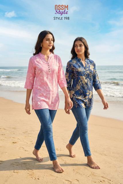 Ossm style 198 short top kurti wholesale