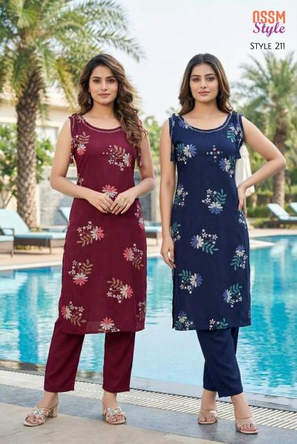 Ossm style 211 coord set wholesale clothing suppliers india