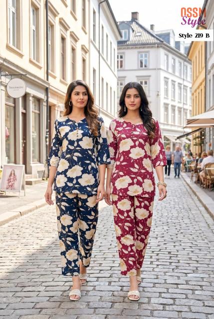 Ossm style 219 B coord set womens clothing wholesale 