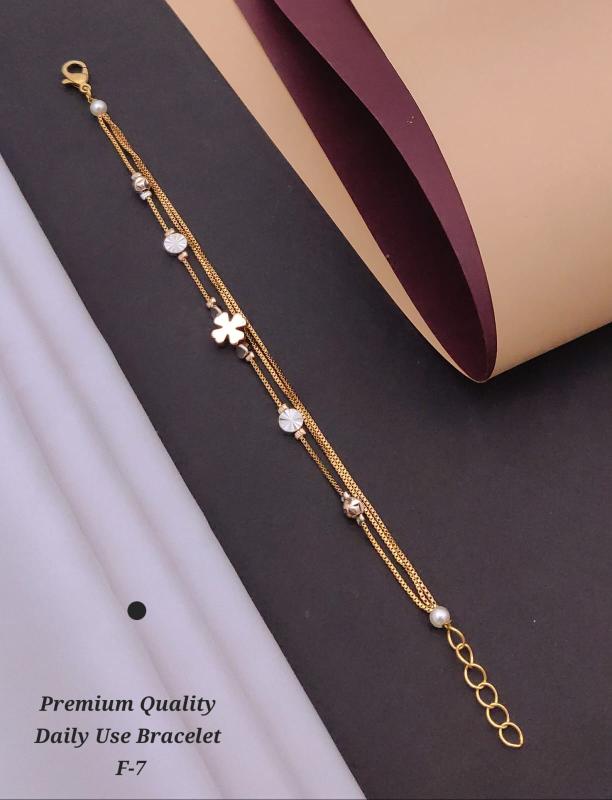 Premium quality daily use bracelet F 7 Artificial jewelry suppliers in Hyderabad