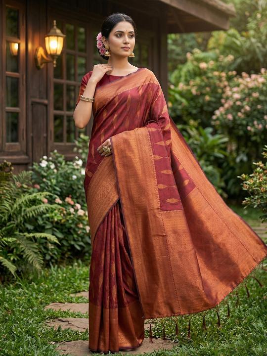 RAJSI SILK by SHREE SHYAM FASHION fancy designer Soft SILK BLEND fabric saree wholesale with Fancy latkan