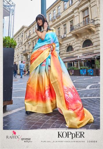 Rajtex kopper silk surat saree company 